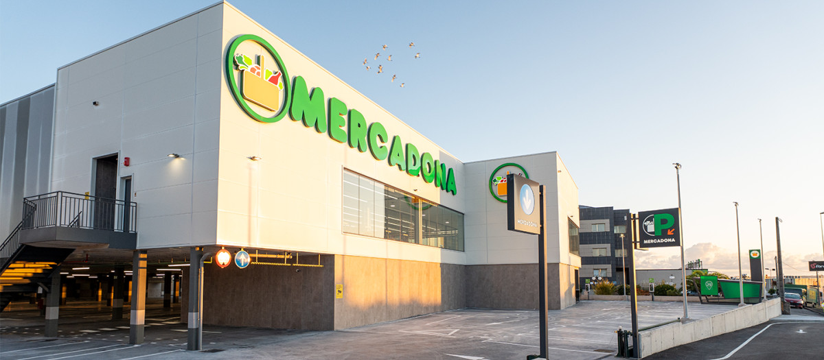 Imagen tomada en un supermercado de Mercadona
