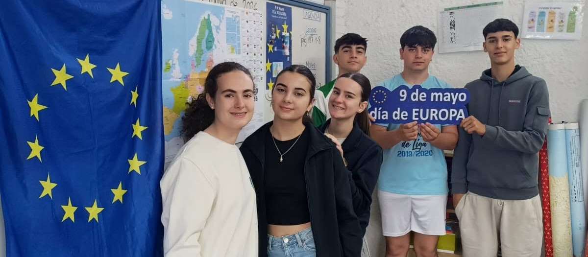 Alumnos del instituto Virgen del Campo de Cañete de las Torres