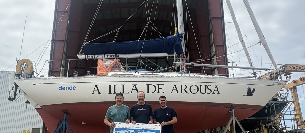 El australiano Mattew Wright iniciará su vuelta al mundo desde A Illa de Arousa (Pontevedra) el domingo 30 de agosto de 2026.

REMITIDA / HANDOUT por CEDIDA POR EL PUERTO DE O XUFRE
Fotografía remitida a medios de comunicación exclusivamente para ilustrar la noticia a la que hace referencia la imagen, y citando la procedencia de la imagen en la firma
29/8/2026