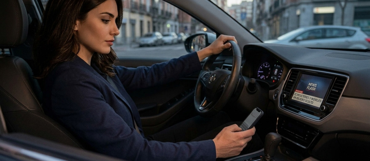 La clave está en pillar a los que usan el teléfono móvil así