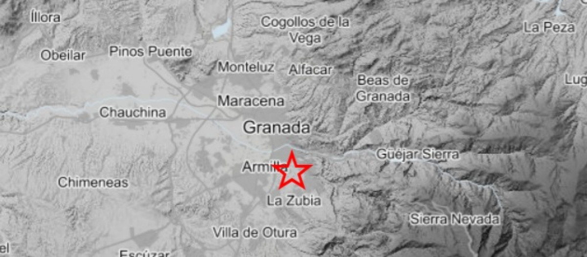 Terremoto sentido en Huétor Vega (Granada)