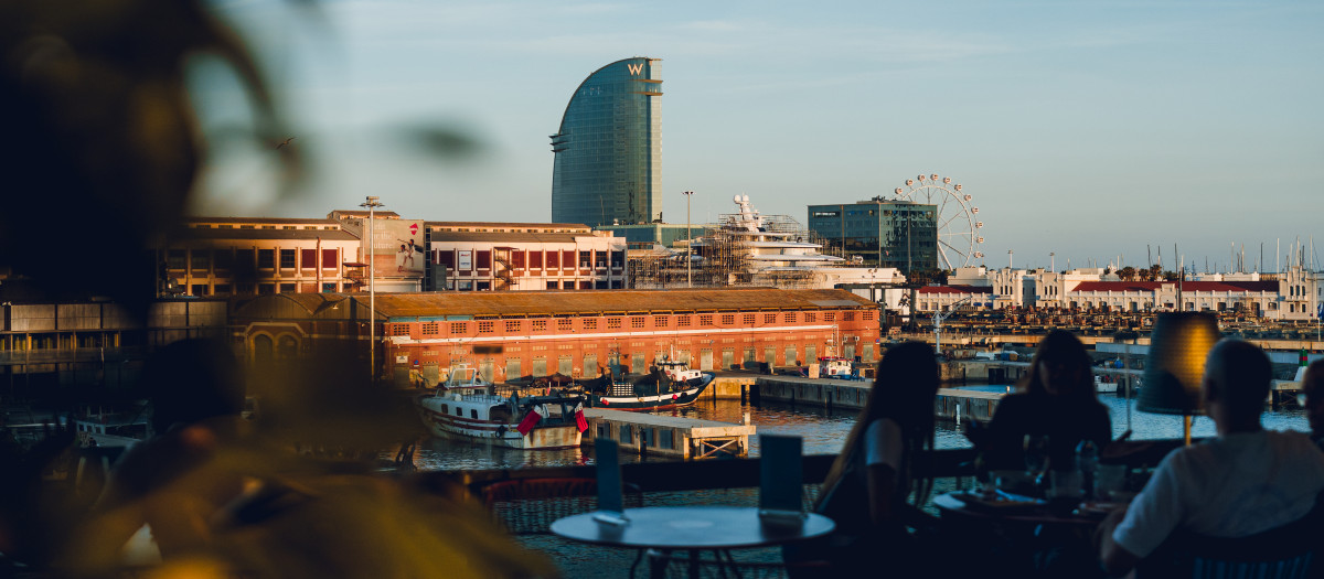 La terraza del Time Out Market