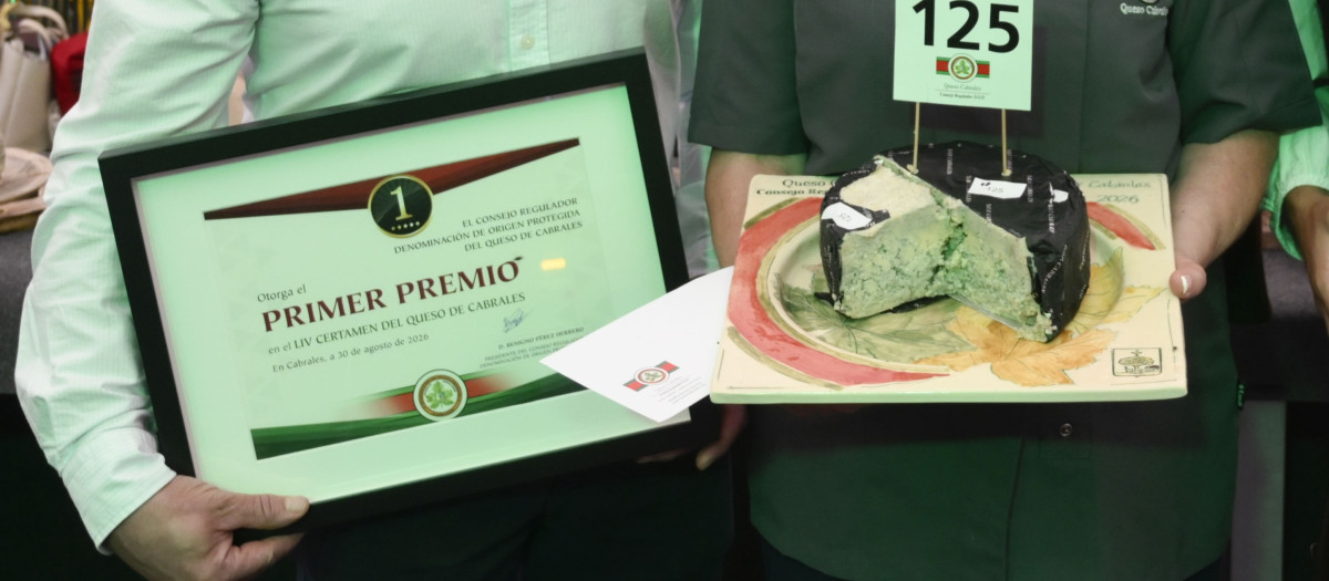 Imagen del queso ganador, de La montera picona, de Gijón
