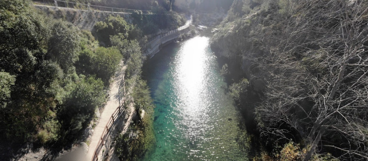 Barranco del Pou Clar, en Onteniente (Valencia)