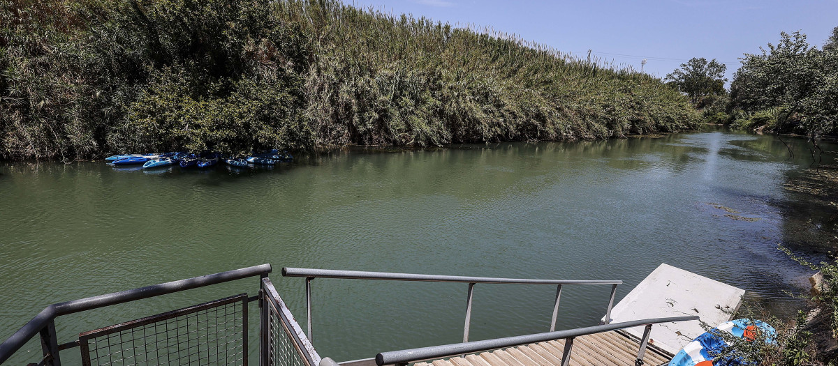 Imagen del río Júcar a su paso por la provincia de Valencia