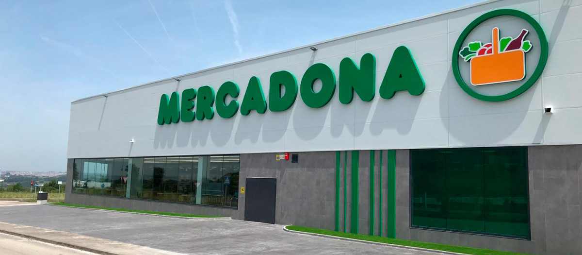 Imagen tomada en un supermercado de Mercadona