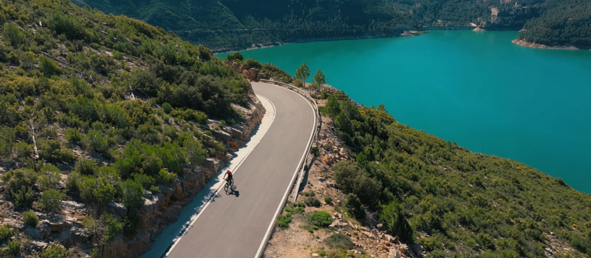 Imagen de las impresionantes vistas que hay desde Benagéber