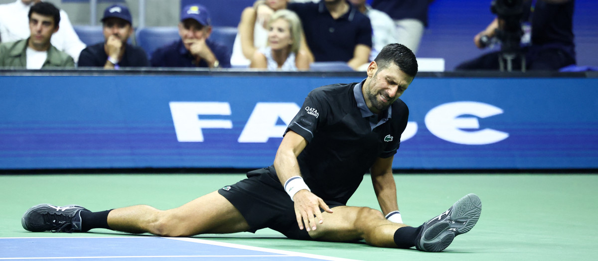 Novak Djokovic, en la primera ronda del US Open 2026