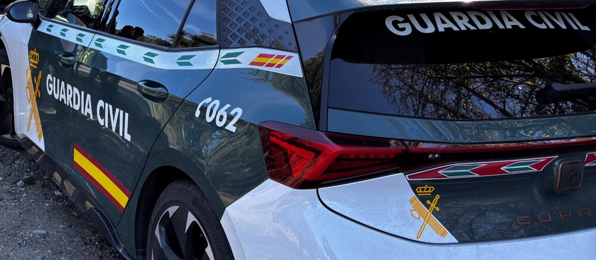 (Foto de ARCHIVO)
Coche de la Guardia Civil.

REMITIDA / HANDOUT por GUARDIA CIVIL
Fotografía remitida a medios de comunicación exclusivamente para ilustrar la noticia a la que hace referencia la imagen, y citando la procedencia de la imagen en la firma
14/1/2026