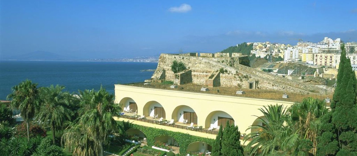 Vista aérea del Parador de Ceuta