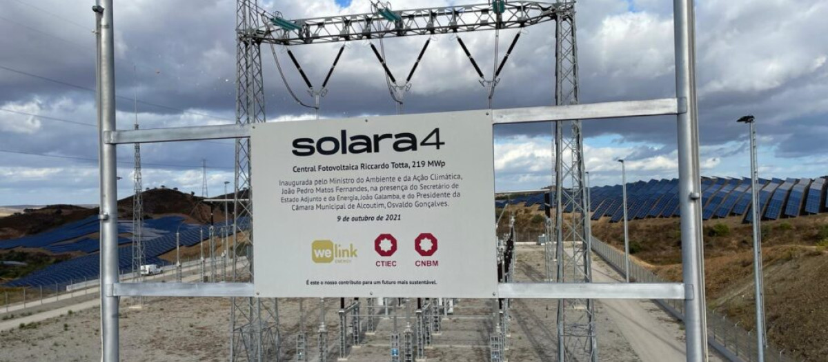 Planta fotovoltaica Solara4 en Portugal