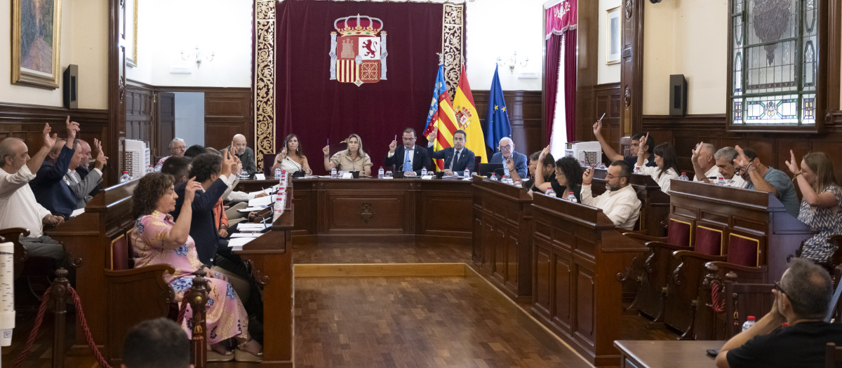Imagen del pleno ordinario de agosto