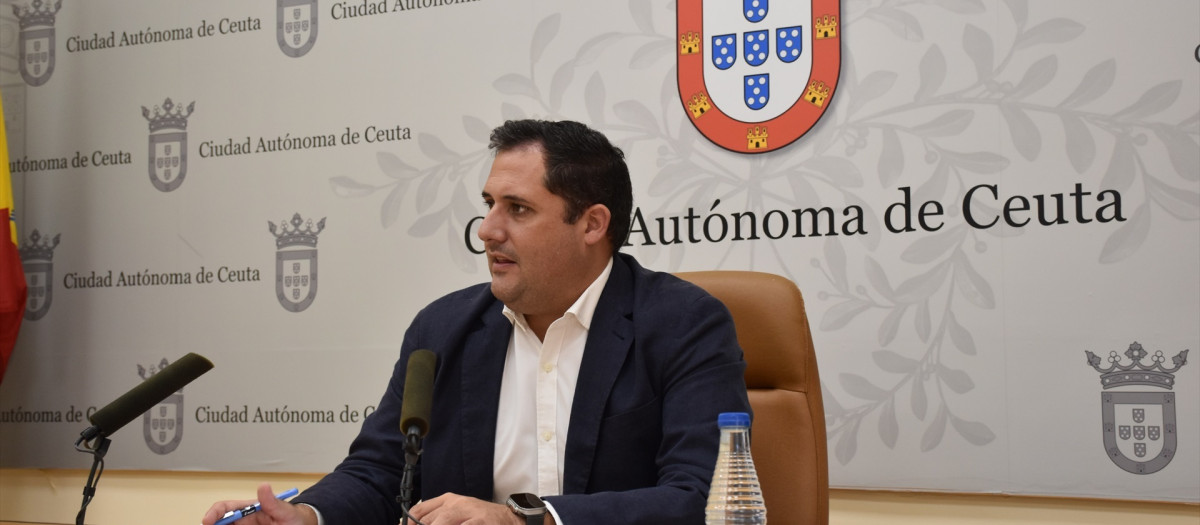 El portavoz del Gobierno de Ceuta Alejandro Ramírez