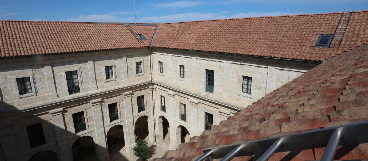 Obras de remodelación del Palacio Episcopal de Palencia