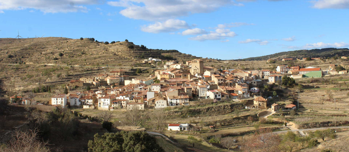 Imagen panorámica de Portell de Morella, Castellón