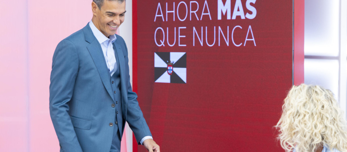 Pedro Sanchez, durante la reciente reunión de la Comisión Ejecutiva Federal del PSOE