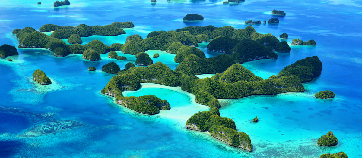 Islas Palaos, en la Micronesia