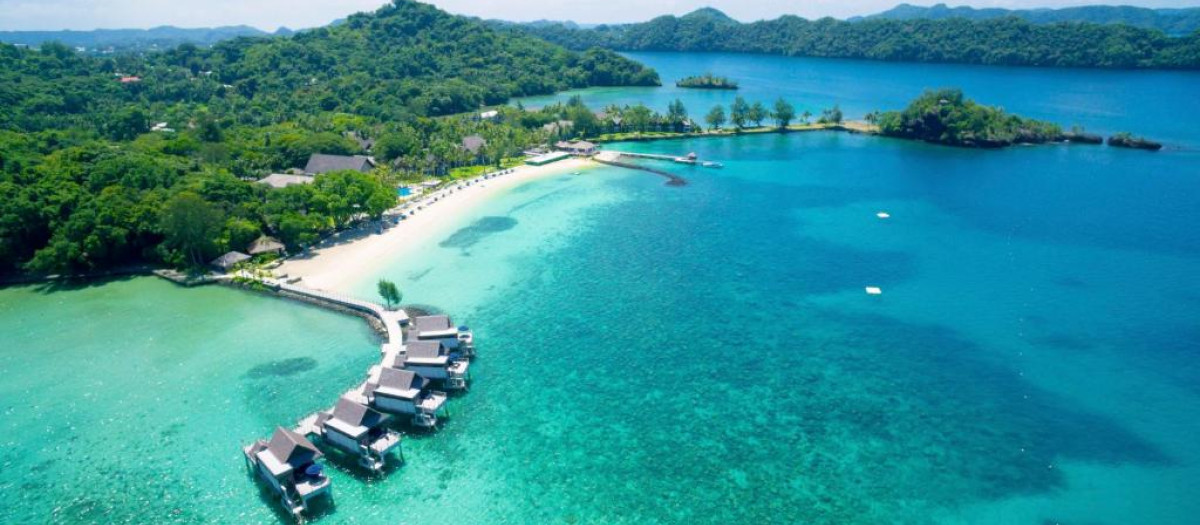 Resort en la isla de Koror