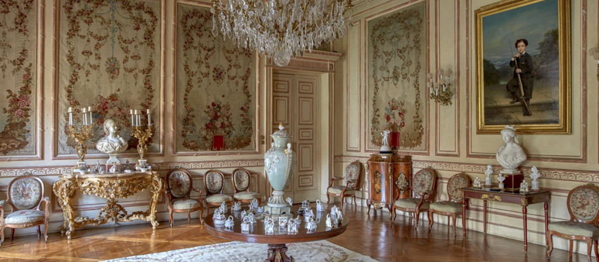 Una de las estancias del Palacio de Liria