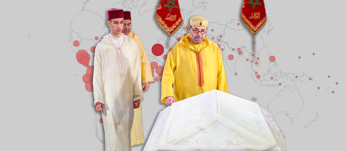 Mohamed VI y su hijo, Mulay Hasán
