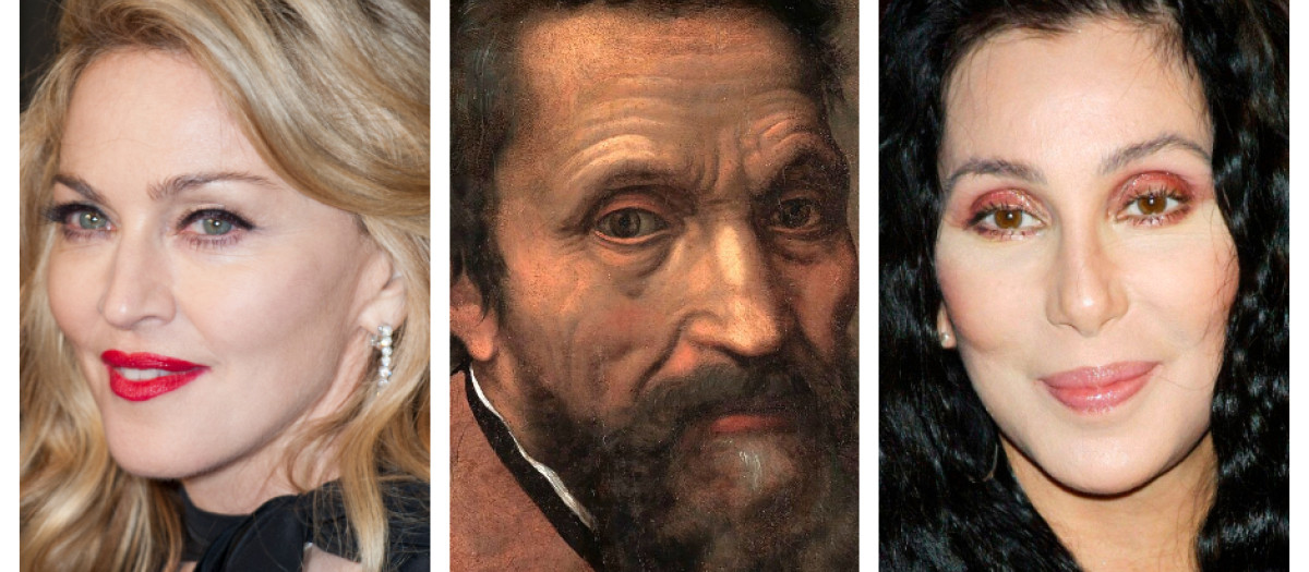 Madonna, Miguel Ángel y Cher