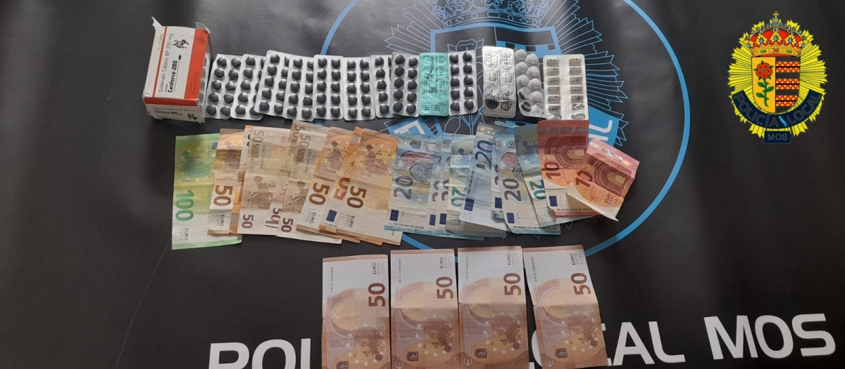 Cargamento incautado en Mos (Pontevedra)