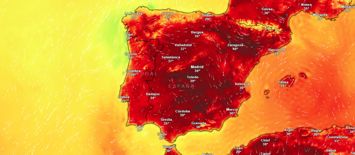 Temperaturas previstas para este viernes