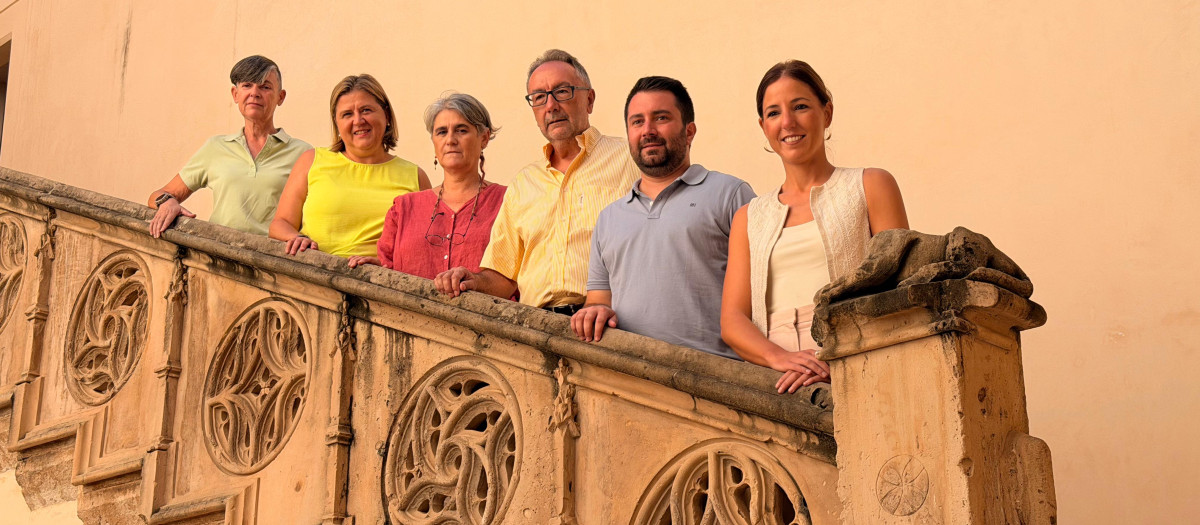 Momento de la presentación de la campaña sobre los restos de Jaume IV.