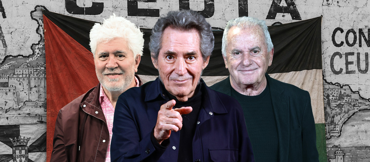 Almodóvar, Miguel Ríos y Víctor Manuel