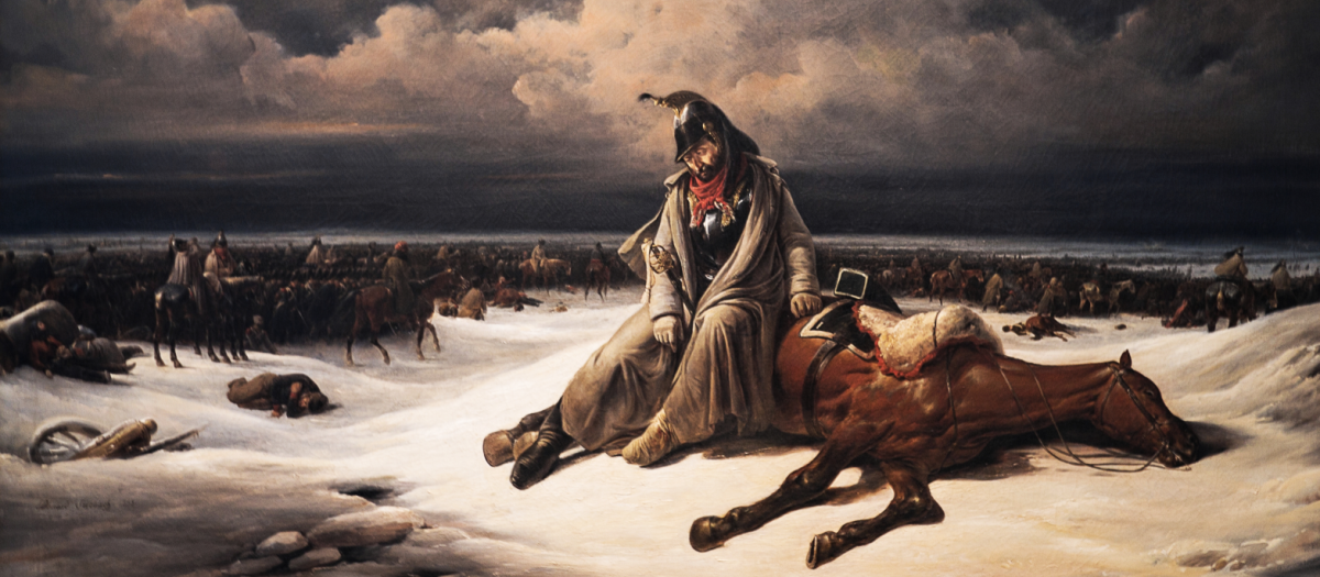 'Retirada de Rusia', por Bernard-Edouard Swebach (1838)