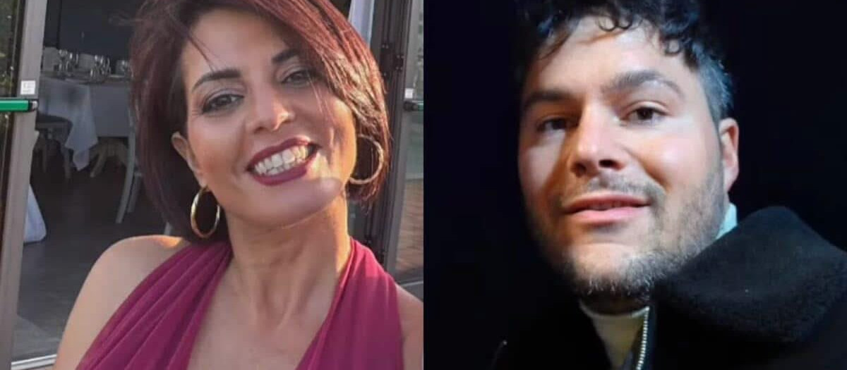 Lorena Isceri y su expareja Federico Vella quien la mató tras arrojarla desde un puente elevado en Italia