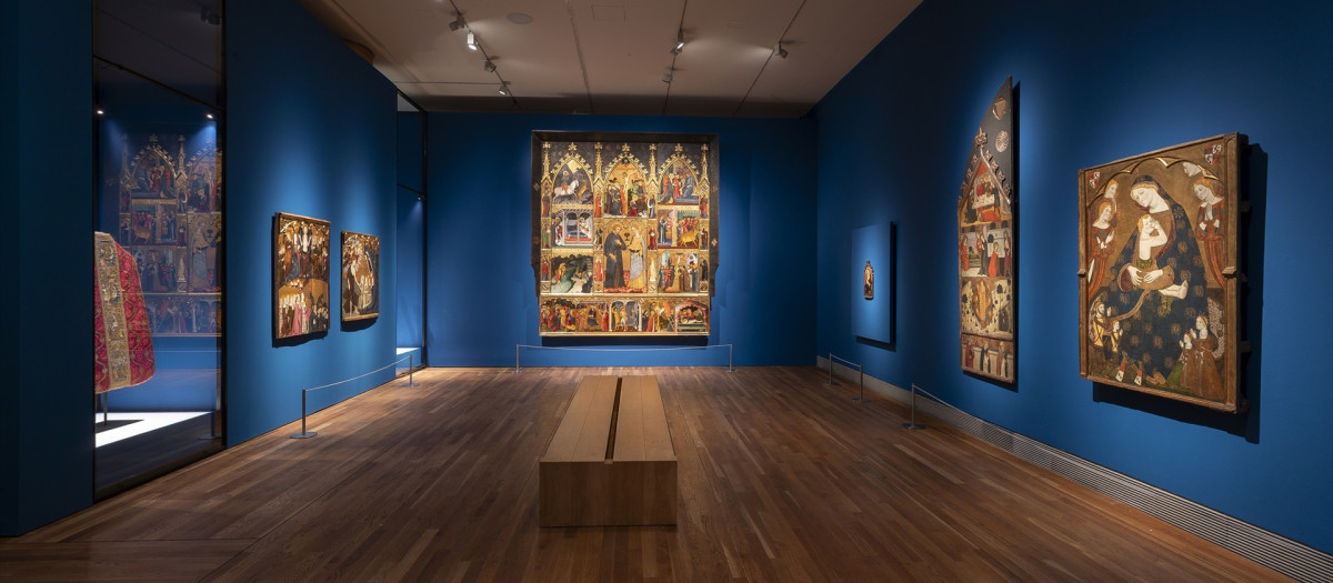 Imagen de las salas de la exposición 'A la manera de Italia'