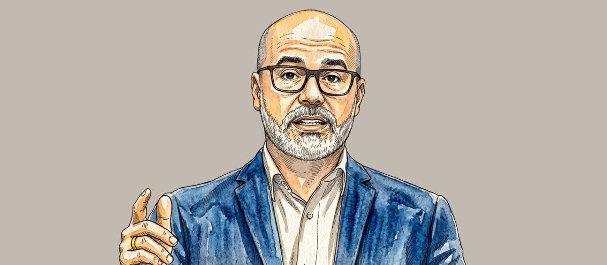 Ilustración de Francisco Martín, delegado del Gobierno en Madrid