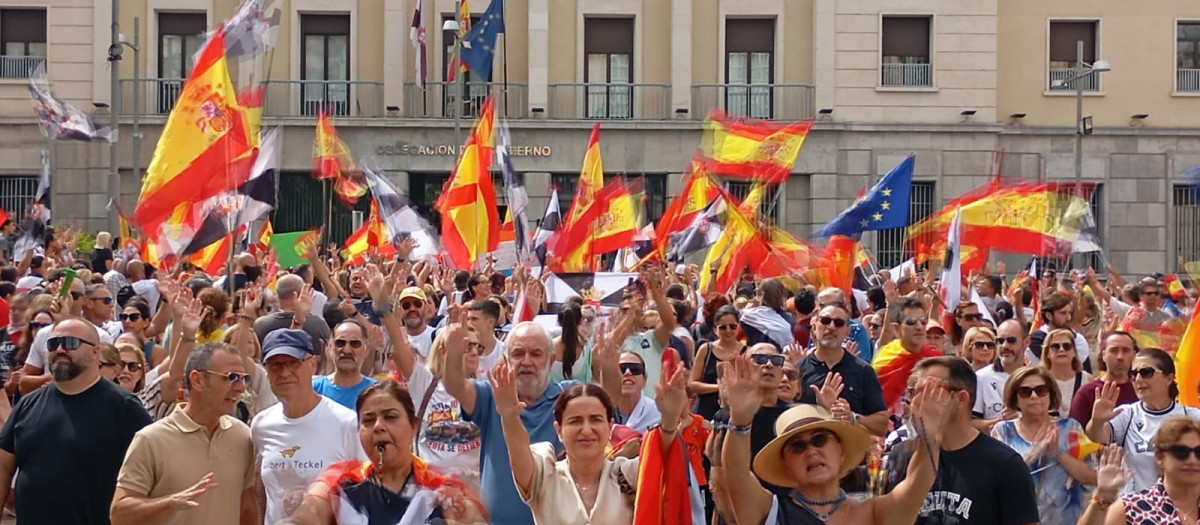 Manifestación en Ceuta en protesta por los problemas de inseguridad