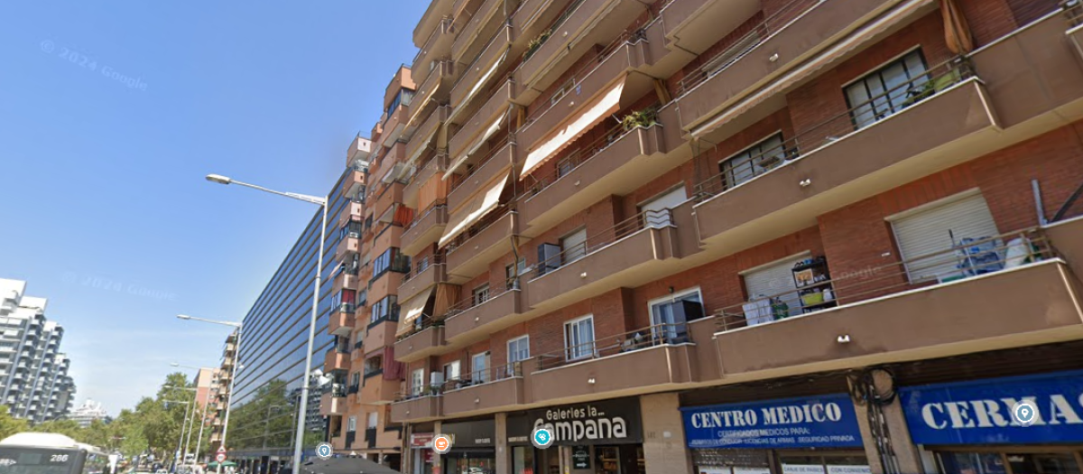 El bloque de pisos en el que ha tenido lugar el incidente