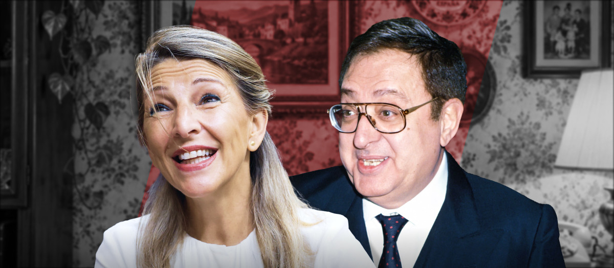 Yolanda Díaz y Antonio Ozores