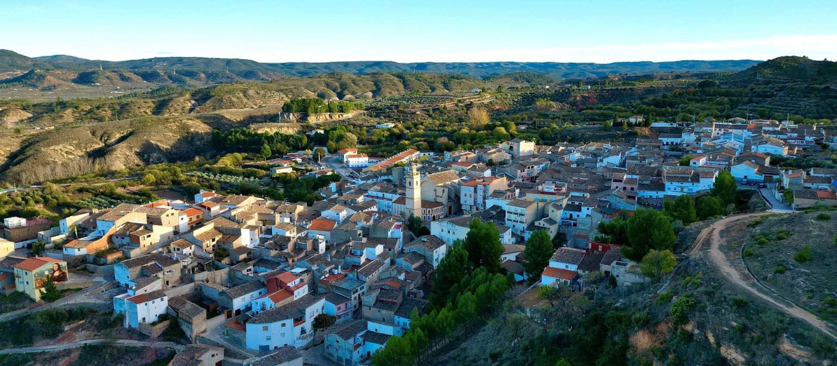 Imagen de la localidad valenciana de Zarra