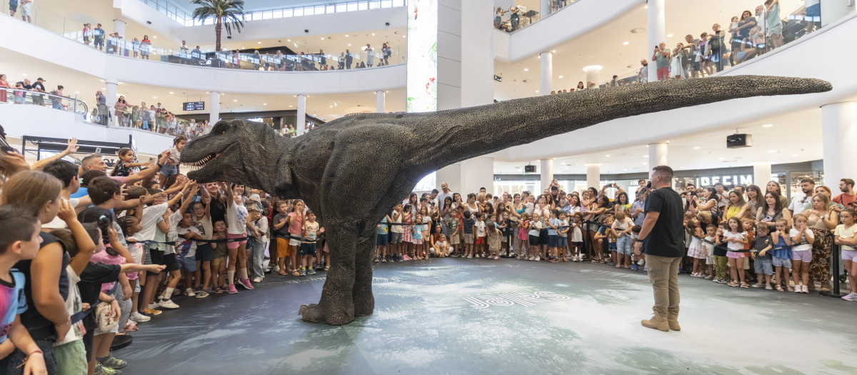 Imagen de archivo de una edición de Jurassic Days en Centro Comercial Saler
