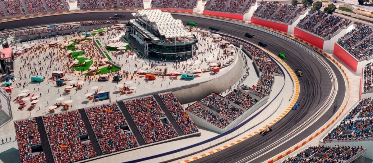Imagen de la Monumental, sin duda el punto más espectacular del circuito