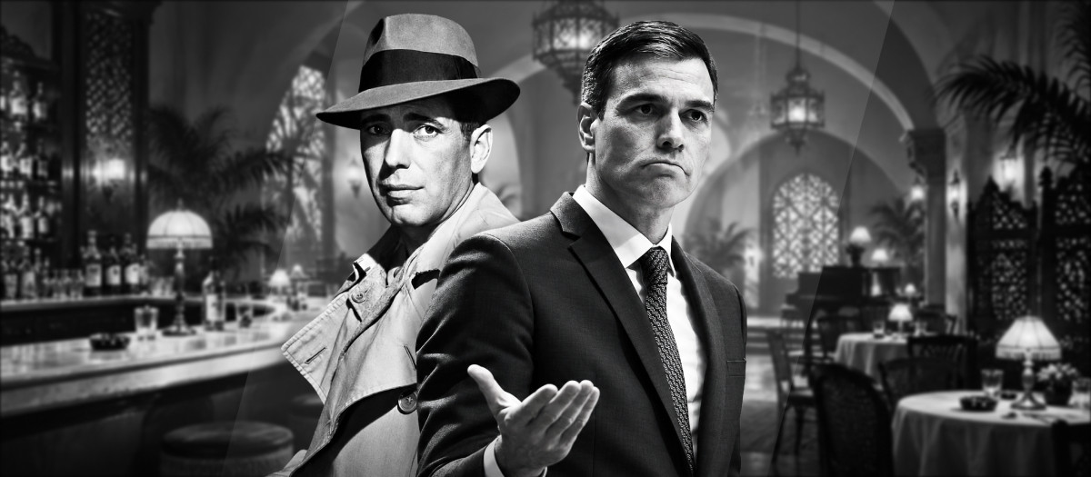 Humphrey Bogart y Pedro Sánchez