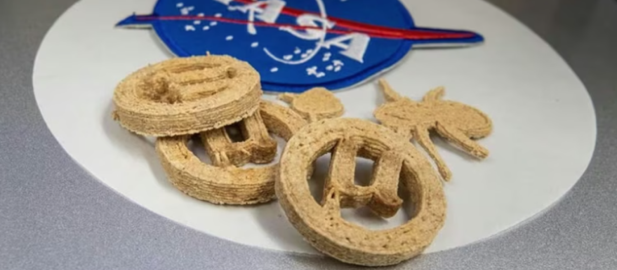 Las galletas de la NASA fabricadas con plástico