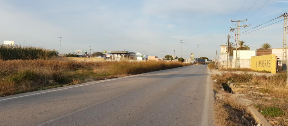 Imagen del estado actual del tramo