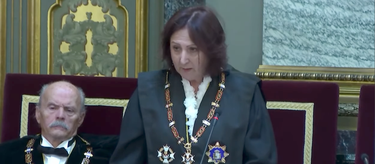 Teresa Peramato, fiscal general del Estado, en la apertura del Año Judicial 2026