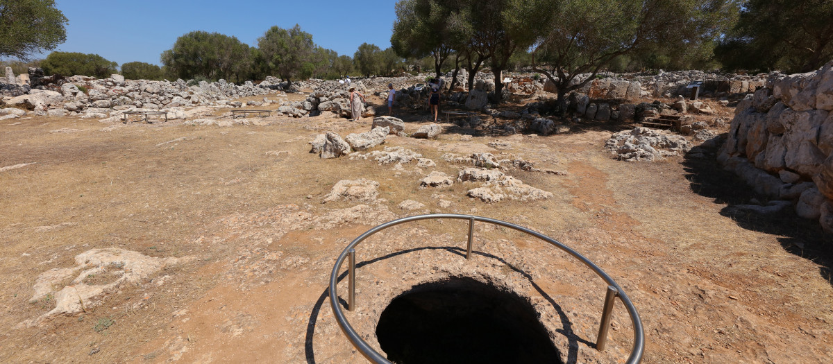 Un pozo en Menorca