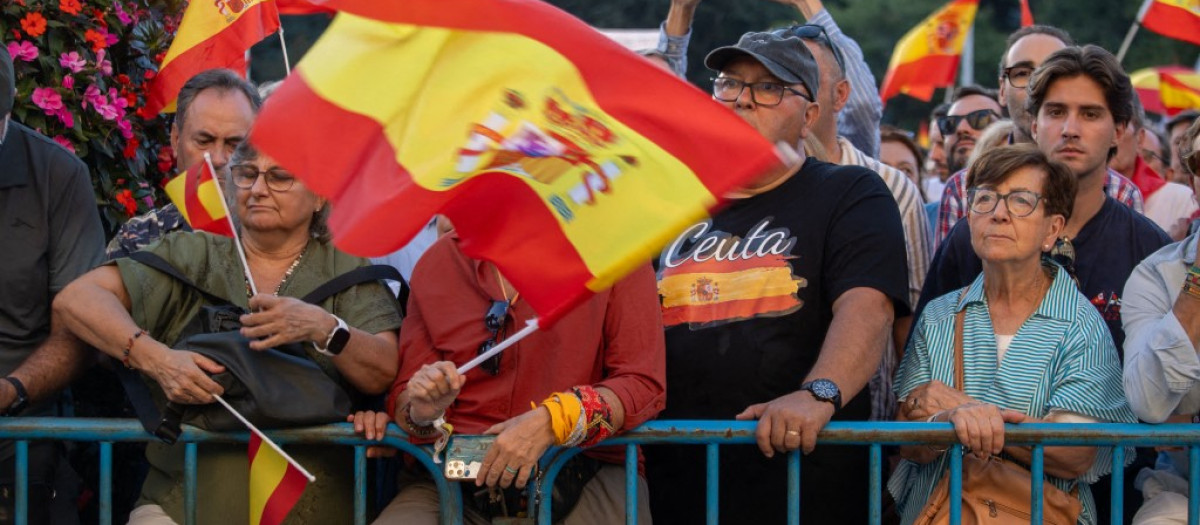 Manifestación en Madrid en apoyo a Ceuta