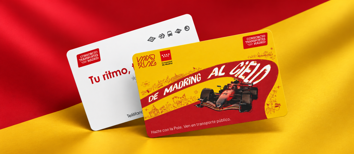 Tarjeta exclusiva de transporte en Madrid de la F1