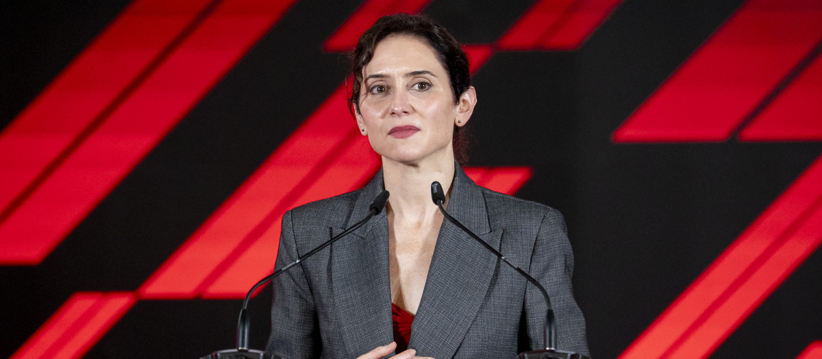 La presidenta de la Comunidad de Madrid, Isabel Díaz Ayuso