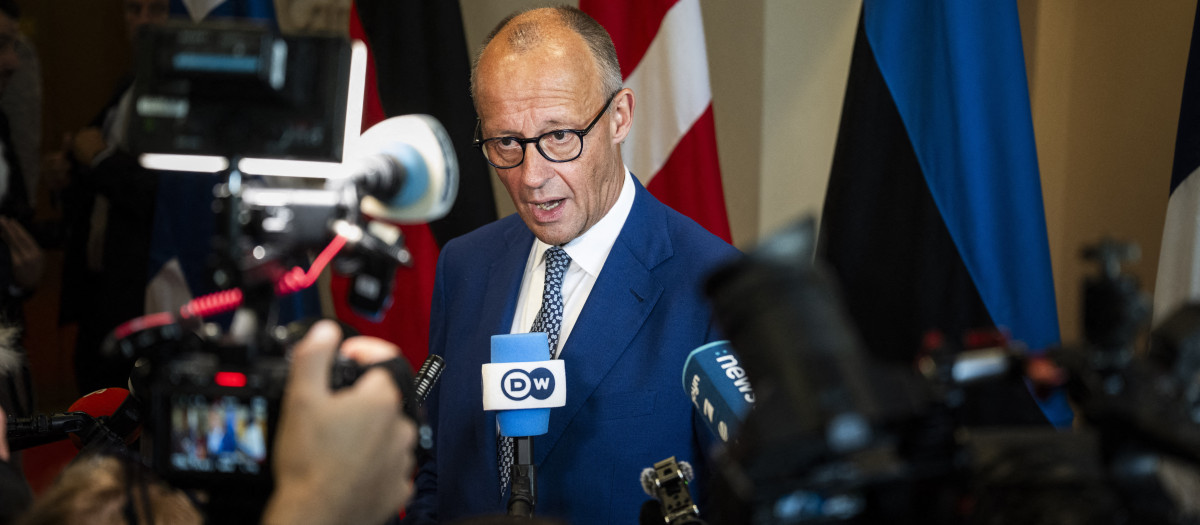 El canciller alemán Friedrich Merz