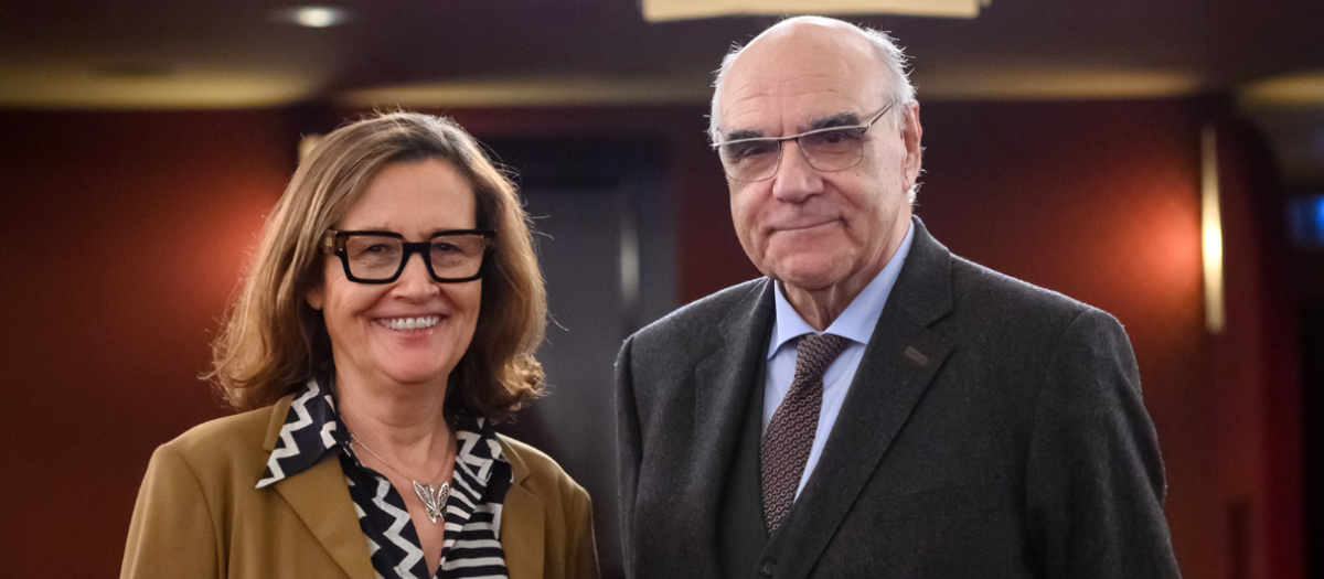 Helena Guardans y Salvador Alemany, en una imagen de archivo