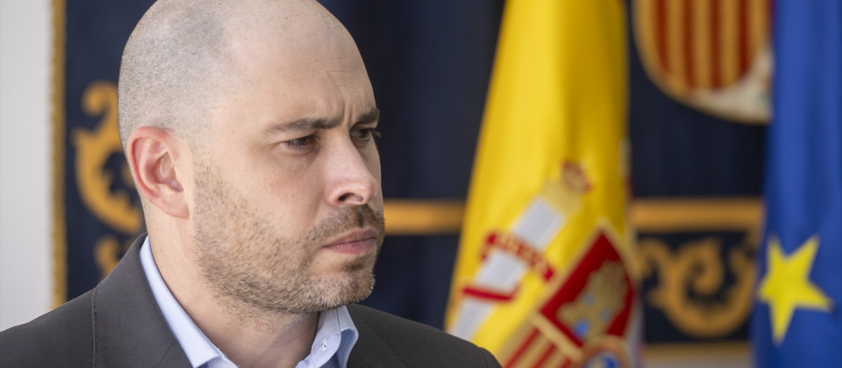 El delegado del Gobierno en Ceuta, Miguel Ángel Pérez Triano